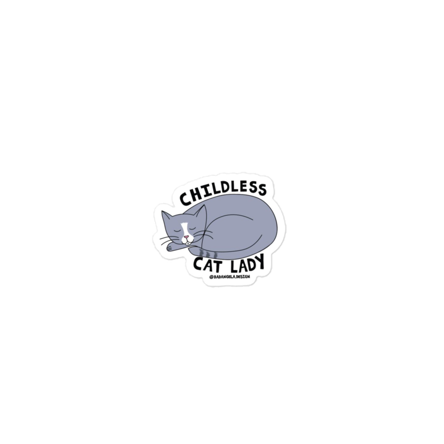 Childless Cat Lady Sticker