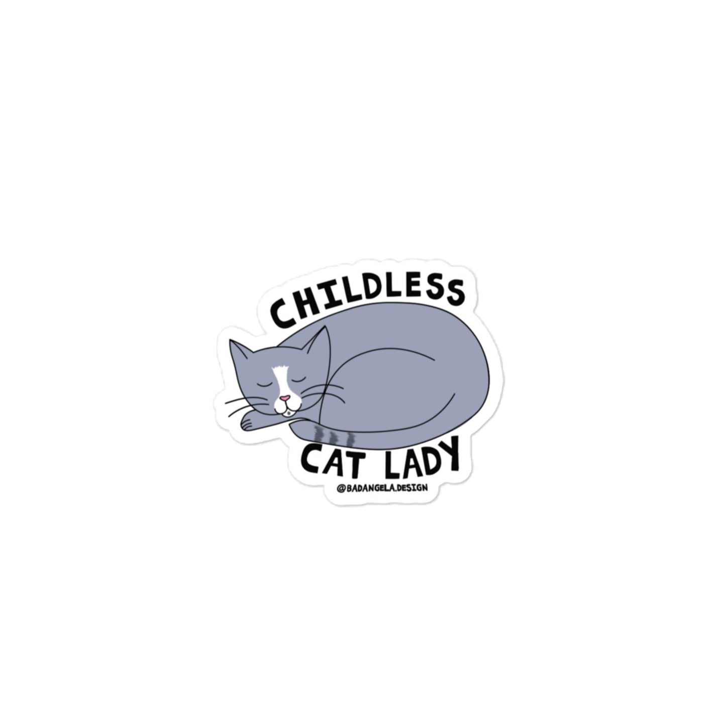 Childless Cat Lady Sticker